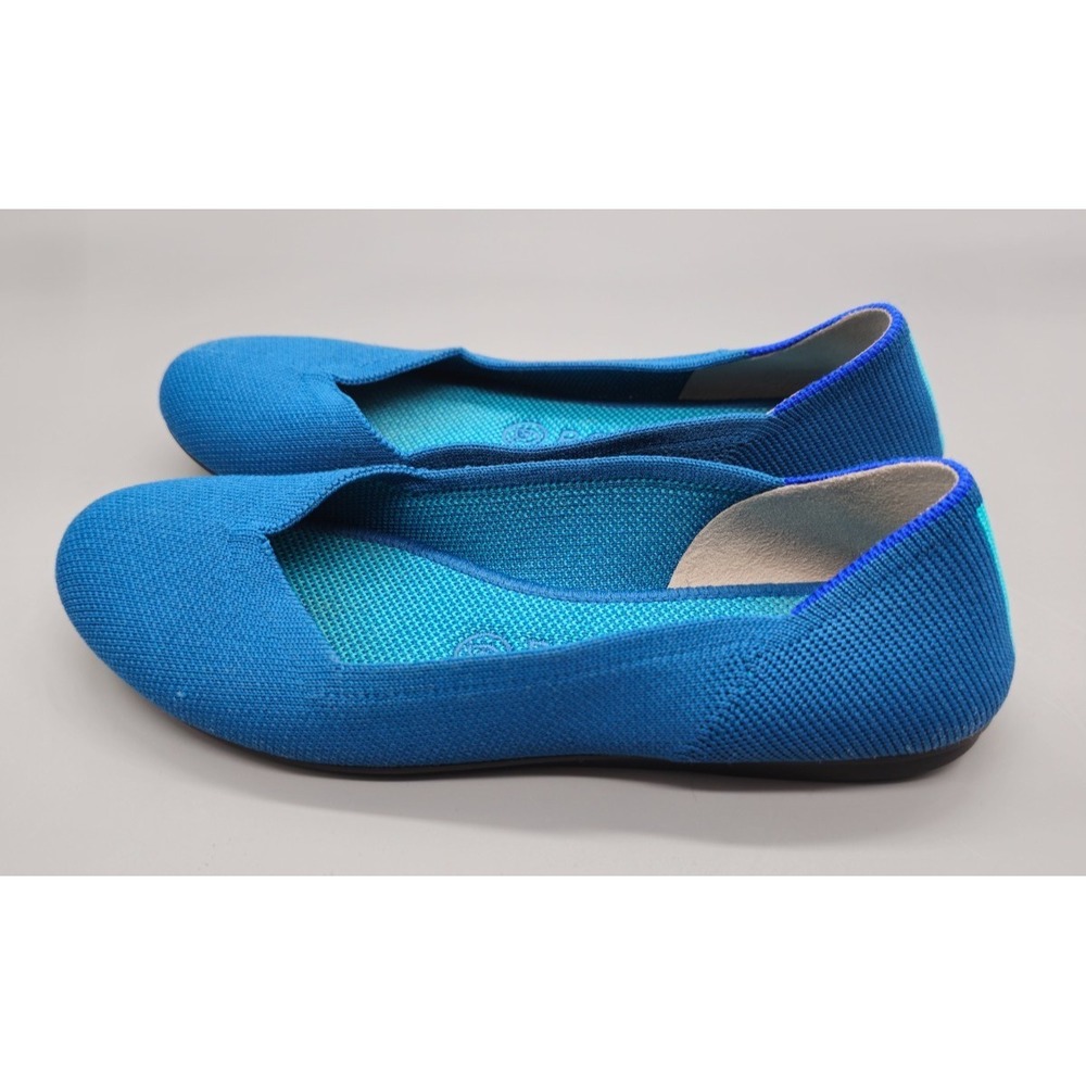 Rothy's The Almond Loafer Women's Size 6.5 Flats Blue Teal